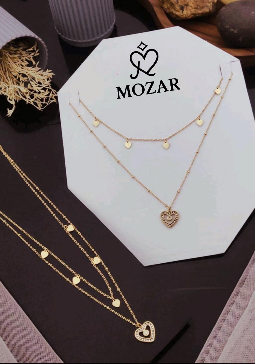 Golden Heartbeat Layered Necklace