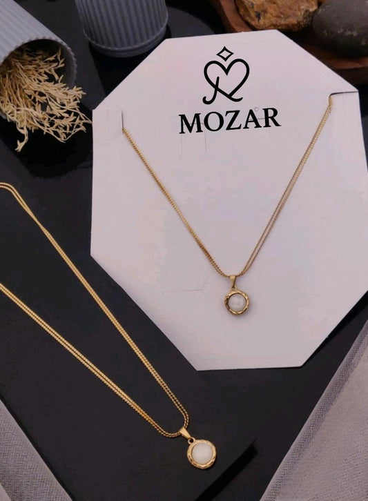 Pearl Orbit Pendant Necklace