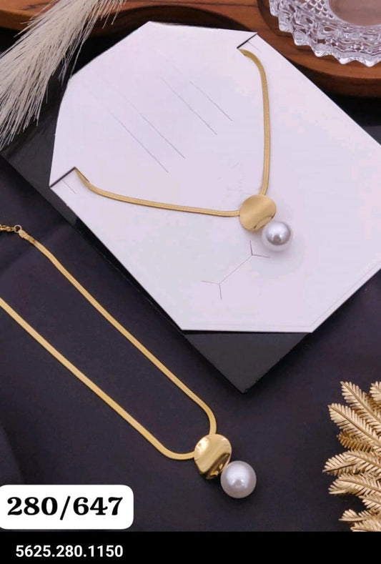 Harmony Orb 18K Gold-Plated Pendant Necklace